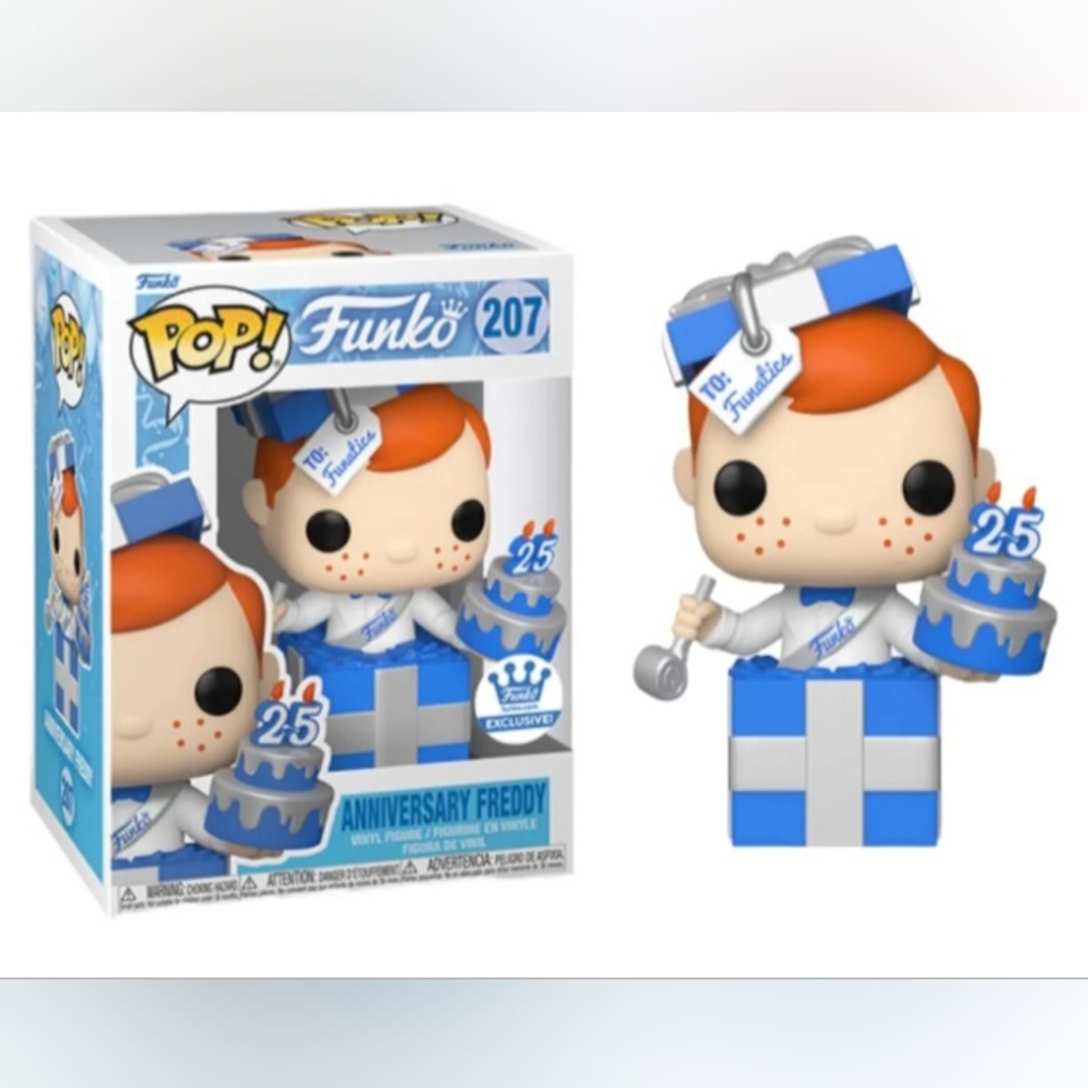 NIB Funko Pop! Anniversary Freddy Vinyl Figure - Blue and White